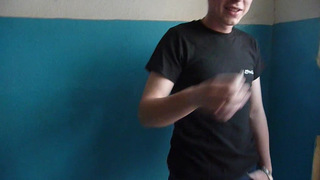 A guy fucks his girlfriend all over the apartment!