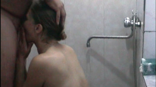 Dick, shower, blowjob