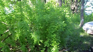 Walking over the park