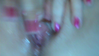 Brunette's handjob
