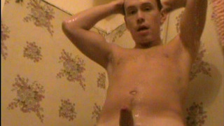 Man's anal masturbation