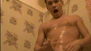 Man's anal masturbation