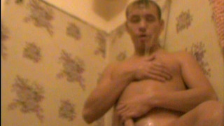 Man's anal masturbation