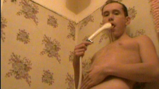 Man's anal masturbation