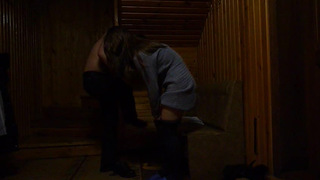 The couple found a good time to have sex in the corner.